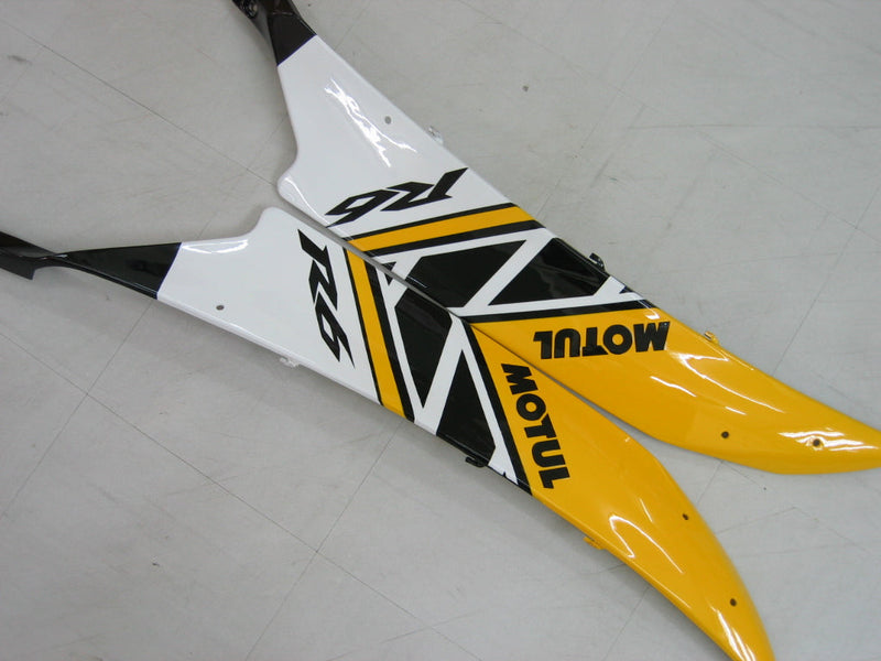 Fairings 2006-2007 Yamaha YZF-R6 Yellow White Black Motul R6 Generic