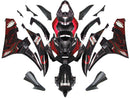 Fairings 2006-2007 Yamaha YZF-R6 Black & Red Flame R6  Generic