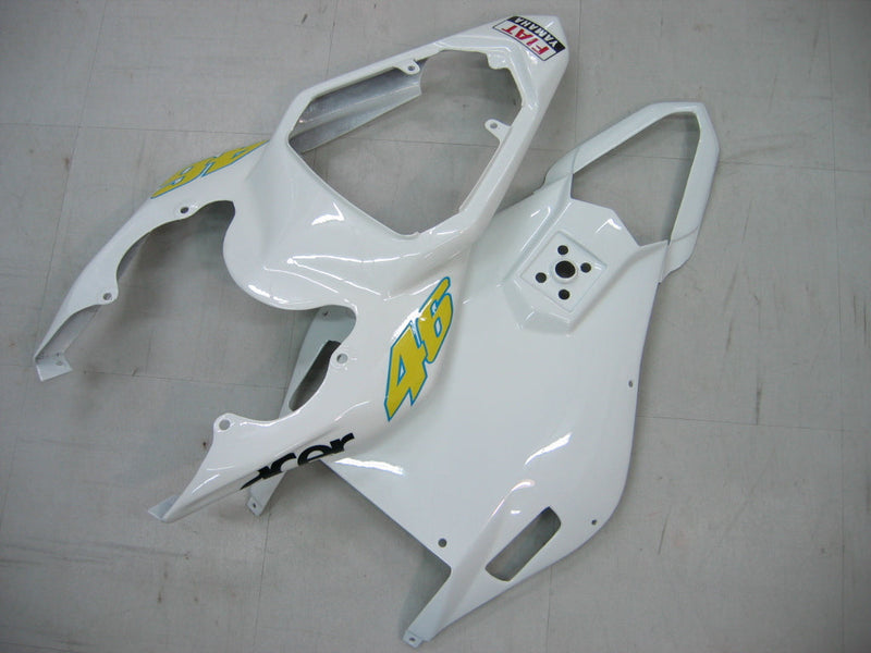 Fairings 2006-2007 Yamaha YZF-R6 White Blue No.46 FIAT R6  Generic