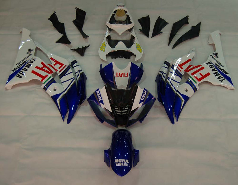 Fairings 2008-2016 Yamaha  YZF-R6 White Blue No.46 FIAT R6  Generic