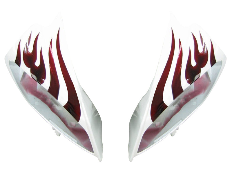 Fairings 2008-2016 Yamaha YZF-R6 White & Red Flame R6  Generic