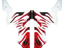 Fairings 2008-2016 Yamaha YZF-R6 White & Red Flame R6  Generic