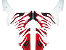 Fairings 2008-2016 Yamaha YZF-R6 White & Red Flame R6 Racing Generic