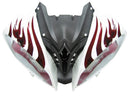 Fairings 2008-2016 Yamaha YZF-R6 White & Red Flame R6  Generic