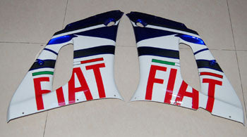 Fairings 1998-2002 Yamaha YZF-R6 White & Blue No.46 FIAT R6  Generic