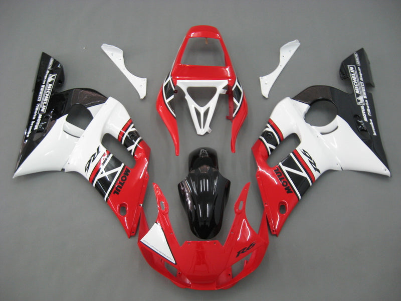 Fairings 1998-2002 Yamaha YZF-R6 Red White Black R6 Racing Generic