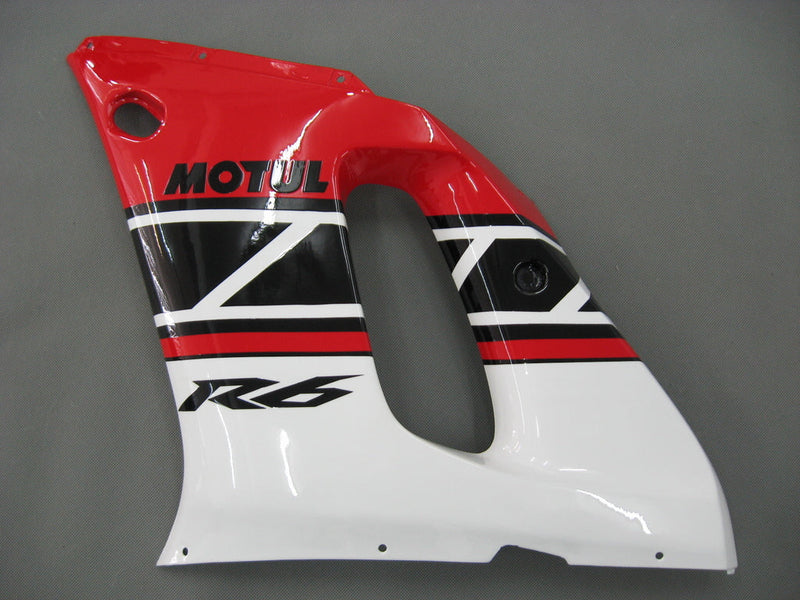 Fairings 1998-2002 Yamaha YZF-R6 Red White Black R6  Generic