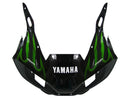 Fairings 1998-2002 Yamaha YZF-R6 Black & Green Flame R6 Racing Generic