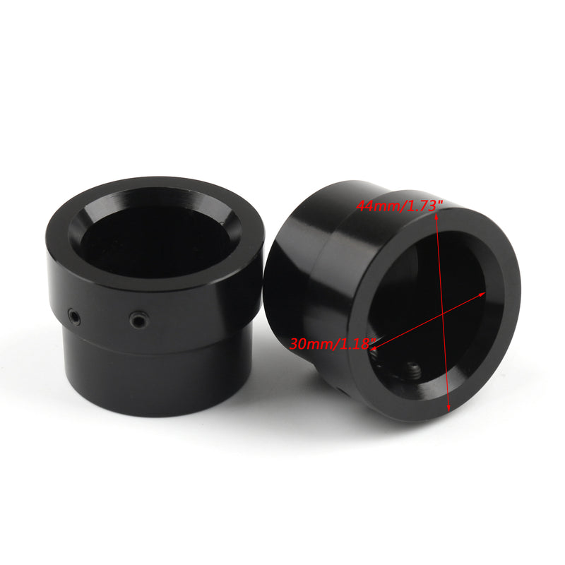 Front Axle Cover Caps Nut For Harley Sportster XL 883 1200 Black Generic