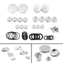 Frame Hole Caps Decor Cover 1 Set Aluminum For BMW R 1200 GS ADV LC 14-15 Generic