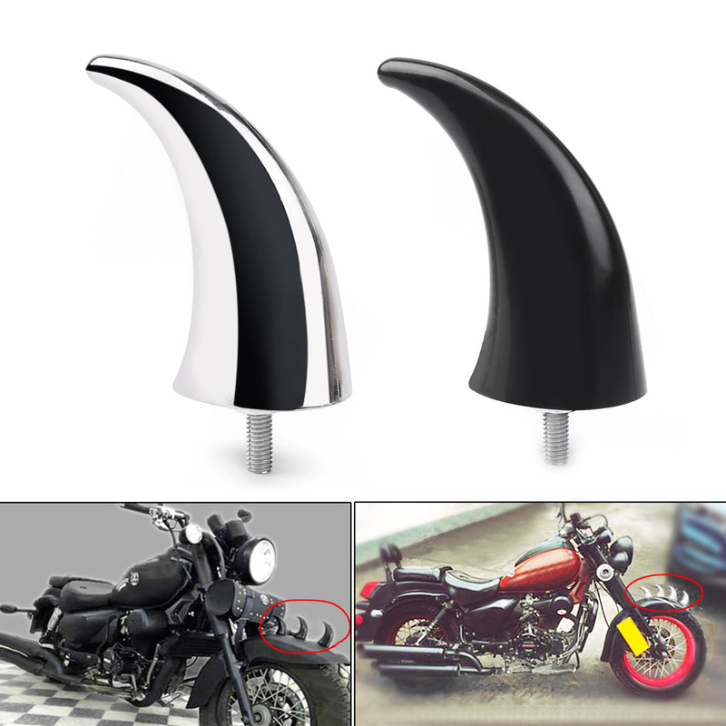 Motorcycles ABS Front Mudguard Fender Decoration Horn Tip For Harley Dyna Glide