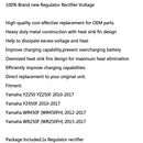 Regulator Rectifier For Yamaha YZ250 YZ250F YZ450F 10-17 WR450F 12-17 WR250F Generic