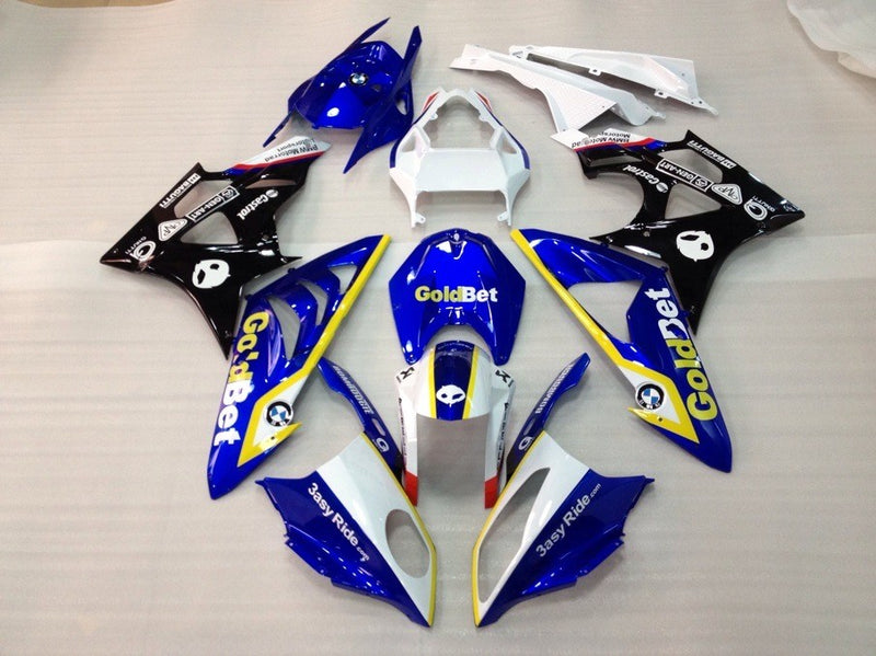 Fairings for 2009-2014 BMW S1000RR Blue Gold Bet Racing Generic