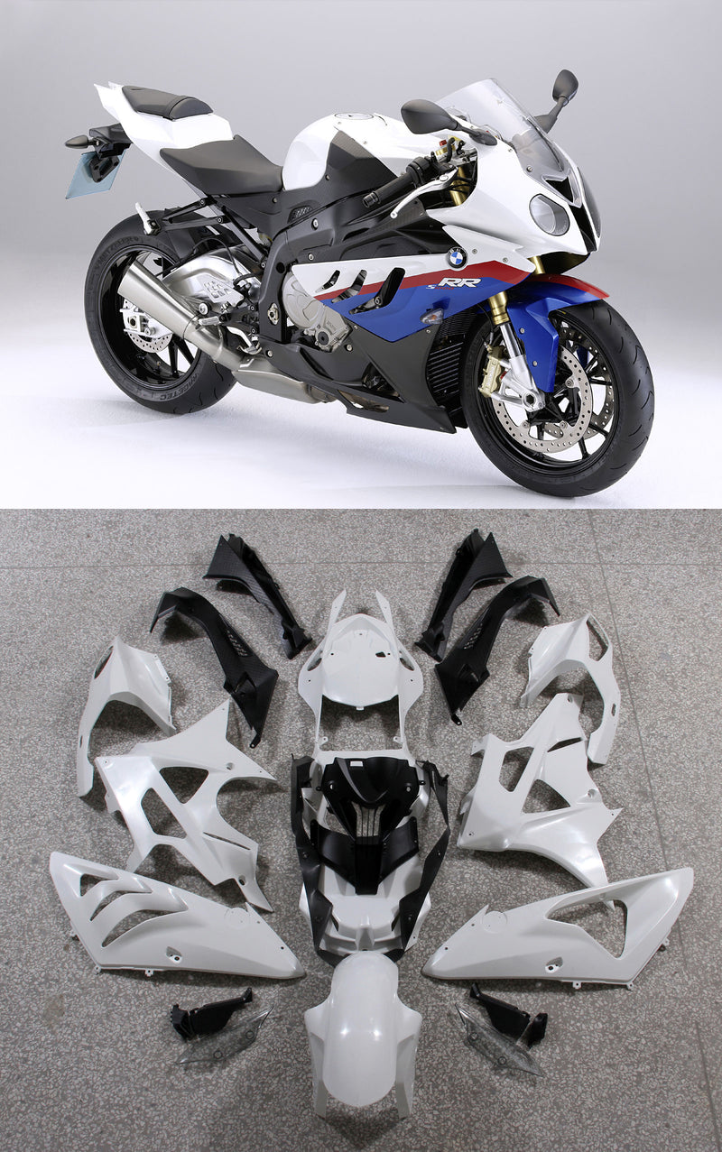 Fairings for 2009-2014 BMW S1000RR Red White Blue SRR Racing Generic
