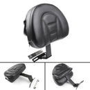 Adjustable Driver Rider Backrest Pad For 07-17 Harley Fatboy Heritage Softail Generic
