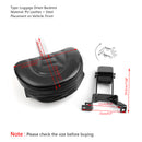 Plug-In Driver Backrest + Mounting Kit For Indian Chief Chieftain 2014-18 Black Generic