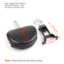 Plug-In Driver Backrest + Mounting Kit For Indian Chieftain Roadmaster 14-23 BLK Generic