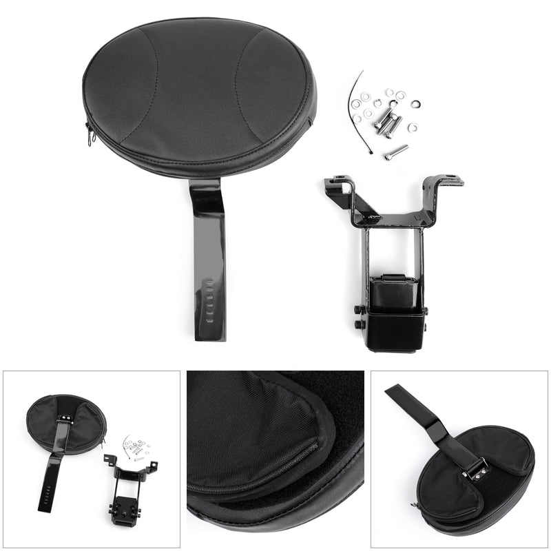 Plug-in Driver Backrest w/ Mounting Kit For Indian Chief 2014-2018 Black