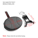 Plug-in Driver Backrest w/ Mounting Kit For Indian Chief 2014-2018 Black Generic