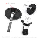 Plug-in Driver Backrest w/ Mounting Kit For Indian Chief 2014-2018 Black Generic