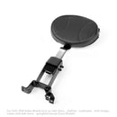 Plug-in Driver Backrest w/ Mounting Kit For Indian Chief 2014-2018 Black Generic