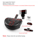 Adjustable Plug-In Driver Rider Backrest Kit For Harley Touring Road King 97-17B Generic