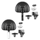 Adjustable Plug-In Driver Rider Backrest Kit For Harley Touring Road King 97-17B