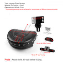 Driver Rider Backrest Kit Adjustable Plug-In Back For Harley Touring 1997-2017 B Generic