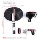 Adjustable Plug In Driver Backrest Kit for Harley Touring Electra Glide 14-2018 Generic