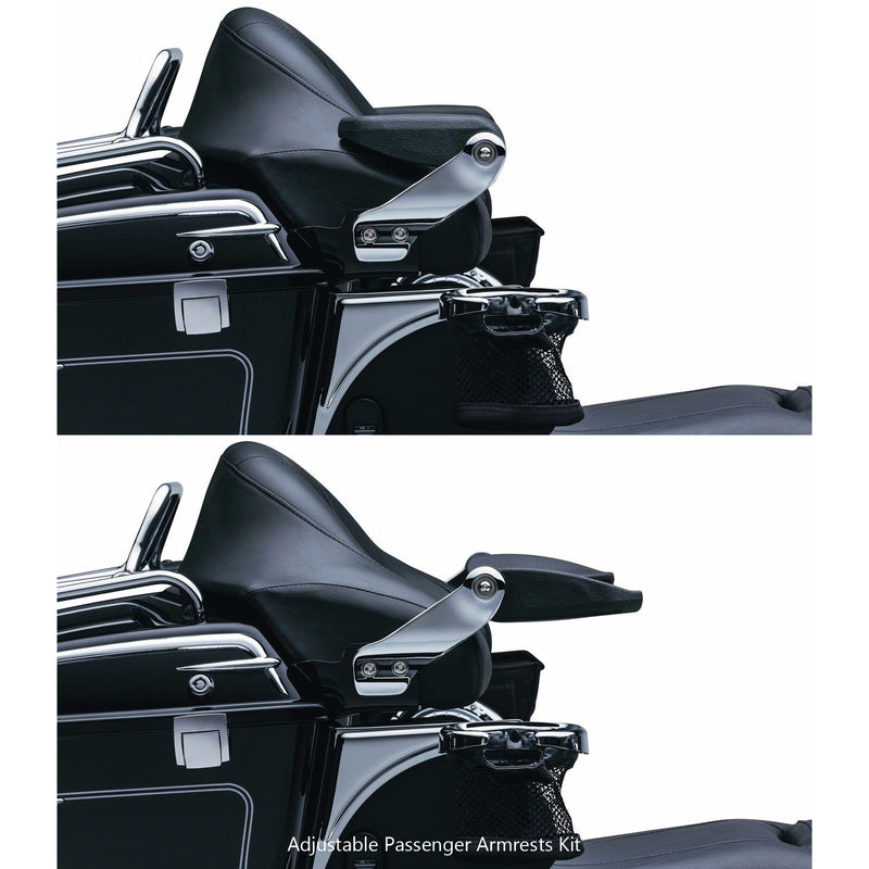 Stealth Passenger Armrests For Touring Electra Glide Road King 1997-2013 Generic