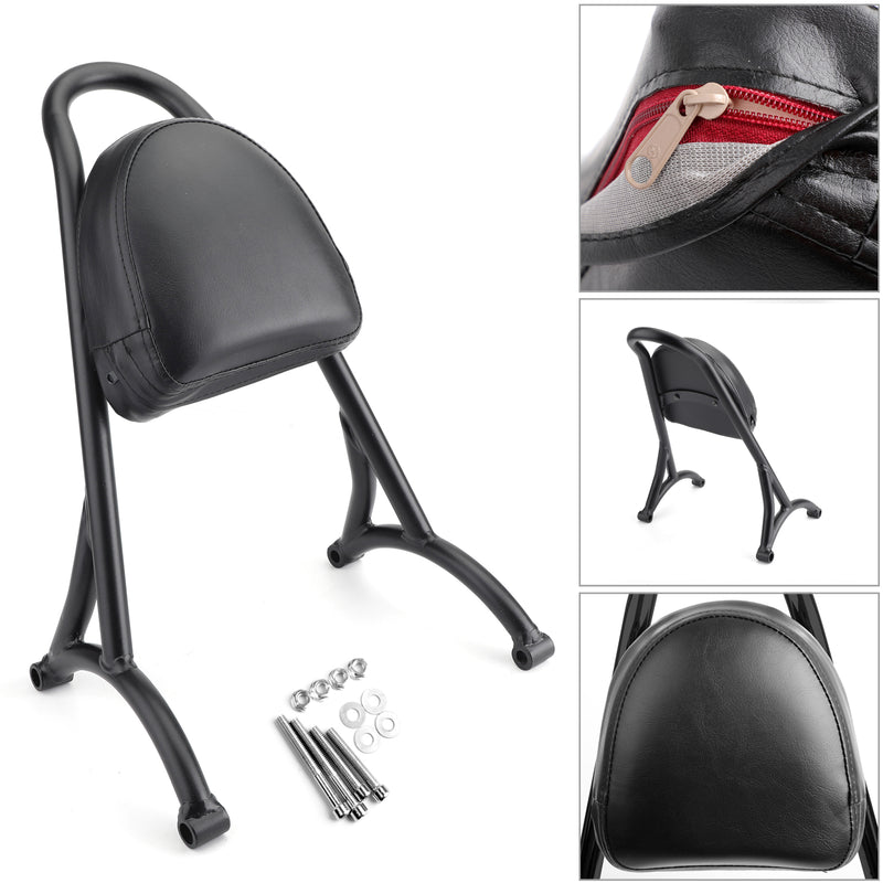Sissy Bar Backrest w/Pad For Harley Sportster Iron Nightster 883 1200 XL 2004-2016