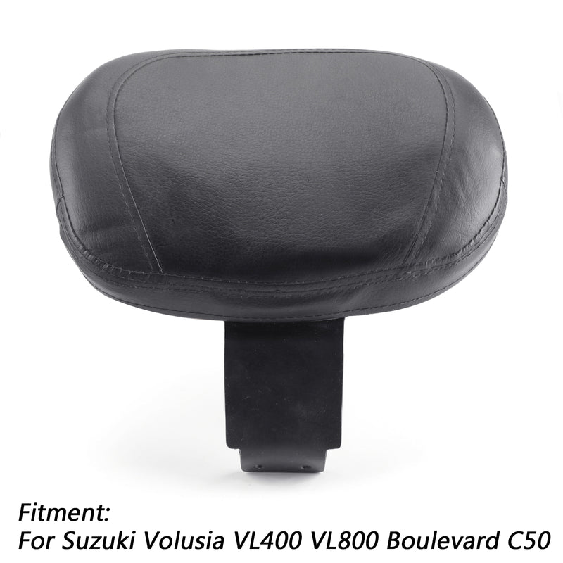 Driver Rear Backrest Cushion Pad For Suzuki Volusia VL400 VL800 Boulevard C50 Generic