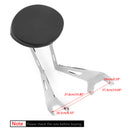 Backrest Sissy Bar For Yamaha Star Stryker Model Upright Pad Bullet Cowl XVS1300 Generic