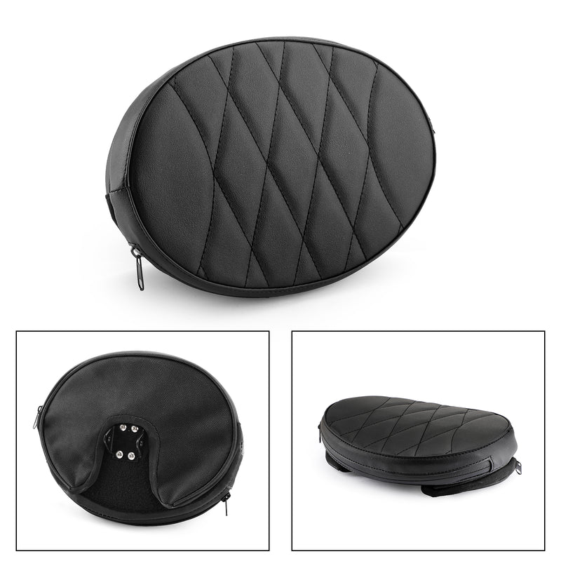 Motorcycle Driver Backrest Cushion Pad For Touring Road King Street Glide