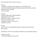 1 Piece Motorcycle Driver Backrest Cushion Pad For Touring FLHT FLHX FLHR Generic