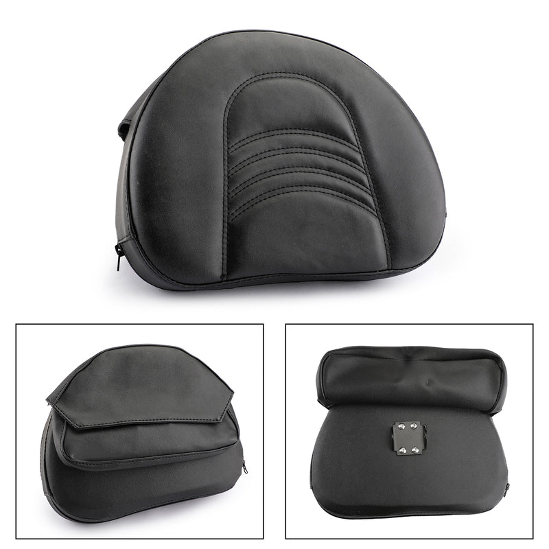 Motorcycle Driver Rider Backrest Cushion Pad For Touring Street Glide
