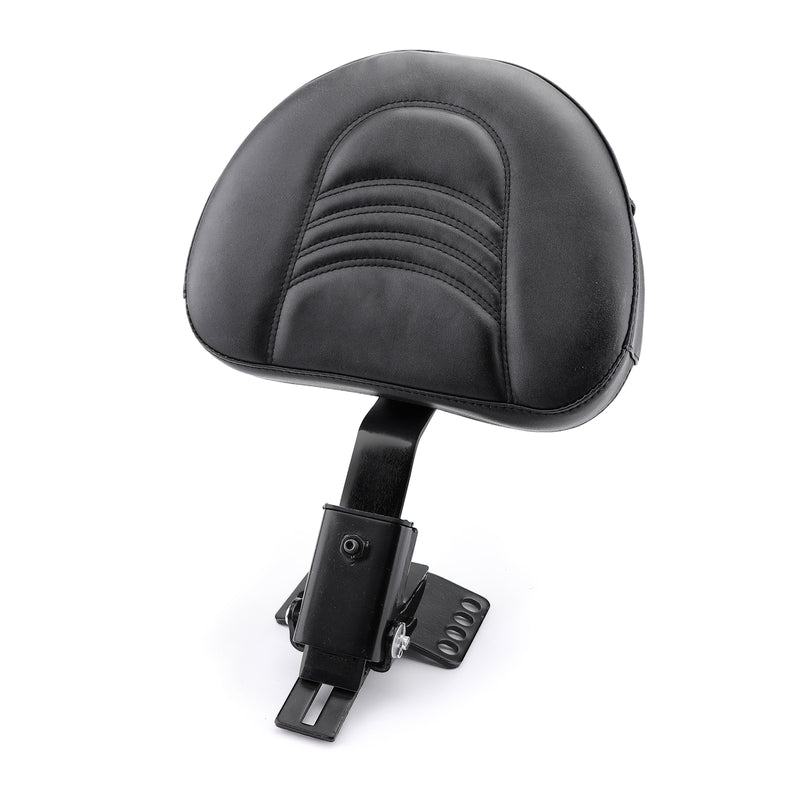 Plug-In Driver Rider Backrest Kit For 1997-18 Touring Road Electra Street Glide Generic