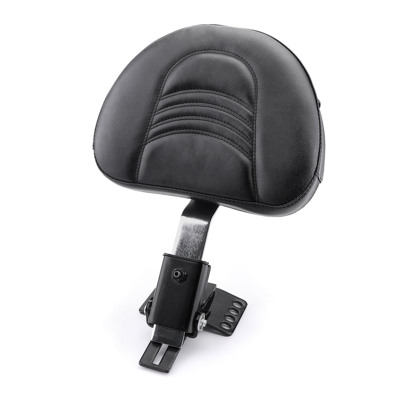 Plug-In Driver Rider Backrest Kit For 1997-18 Touring Road Electra Street Glide Generic