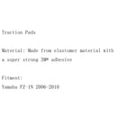 Tank Traction Pads Side Gas Knee Grip Protector for Yamaha FZ-1N FZ1000 06-2015 Generic