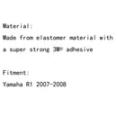 Tank Traction Pad Side Gas Knee Grip Protector 3M For Yamaha R1 2007-2008 Black Generic