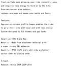 Tank Traction Side Pad Gas Fuel Knee Grip Decal Fr Kawasaki Ninja ZX6R 2009-2016 Generic