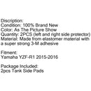 Black Side Gas Tank Traction Pads Knee Grip Protector For Yamaha R1 2015 Generic