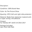 Tank Traction Pad Side Gas Knee Grip Protector For Yamaha MT-10/FZ-10 2016-2017 Generic