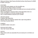 Tank Traction Pads Side Gas Knee Grip Protector For BMW R NINE T R9T 2014-2017 Generic