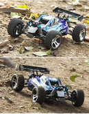 RC Car Off-Road Buggy Electric Wltoys A959 1/18 Scale 2.4G 4WD RTR Blue/Red