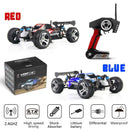 RC Car Off-Road Buggy Electric Wltoys A959 1/18 Scale 2.4G 4WD RTR Blue/Red