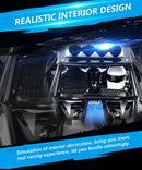 RC Car High Speed Remote Control Electric Off Road Desert Buggy Vehicle 1/16 2WD Blue/Red