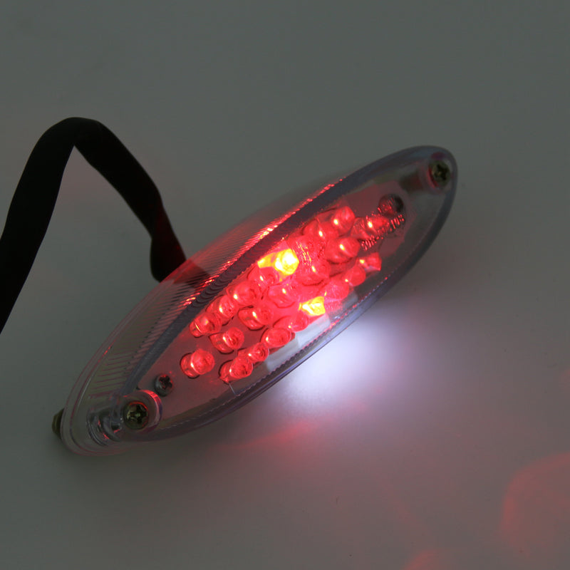 LED Motorcycle Bike Brake Running License Plate Tail Light Universal Generic
