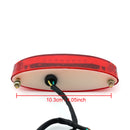 LED Motorcycle Bike Brake Running License Plate Tail Light Universal Generic