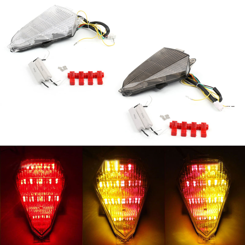 LED Taillight integrated Turn Signals For Yamaha YZF R6 2008-2014 Smoke